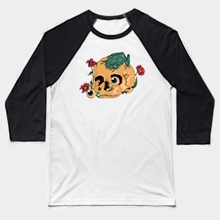 Skull Frog T-Shirt Baseball T-Shirt